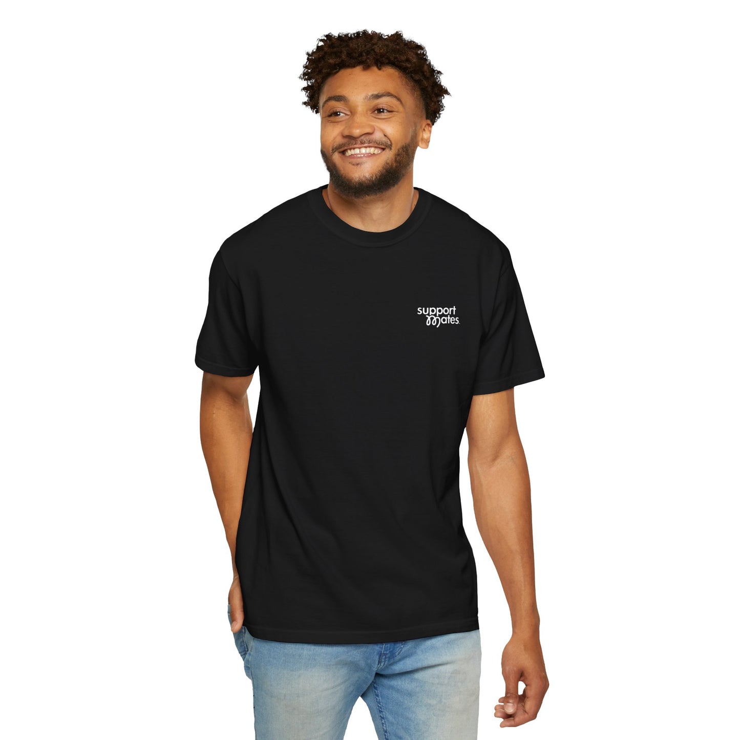 Support Mates Classic Tee in Black
